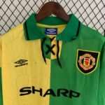 1992/1994 Retro Manchester United Third Away Long Sleeve - Image 3