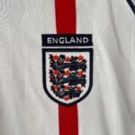 2002 Retro England Home Jersey Long Sleeve - Image 5