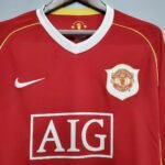 2006/2007 Retro Manchester United Home Long Sleeve - Image 5