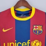 2010-2011 Retro Barcelona Home Jersey Long Sleeve - Image 3