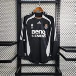 2006/2007 Retro Real Madrid Away Jersey Long Sleeve