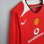 2004/2006 Retro Manchester United Home Long Sleeve - Image 6