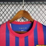 2011-2012 Retro Barcelona Home Jersey Long Sleeve - Image 7