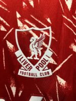 1989-1991 Retro Liverpool Home Jersey Long Sleeve - Image 4