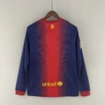 2012-2013 Retro Barcelona Home Jersey Long sleeve - Image 2