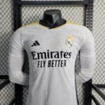 2023/2024 Real Madrid Home Kit Long Sleeve - Image 3