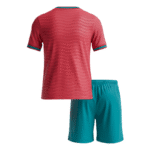 2026 Portugal World cup Home Kids Soccer Shirt Kit jersey+Shorts - Image 4