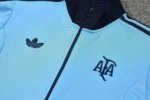 2025-26 Argentina Football jersey Training Kit (jacket+Pants) Blue - Image 3
