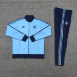 2025-26 Argentina Football jersey Training Kit (jacket+Pants) Blue - Image 4
