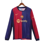 24-25 Barcelona Home Long Sleeve Jersey