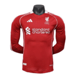 Liverpool Long Sleeve Home  Jersey Player version 25/26