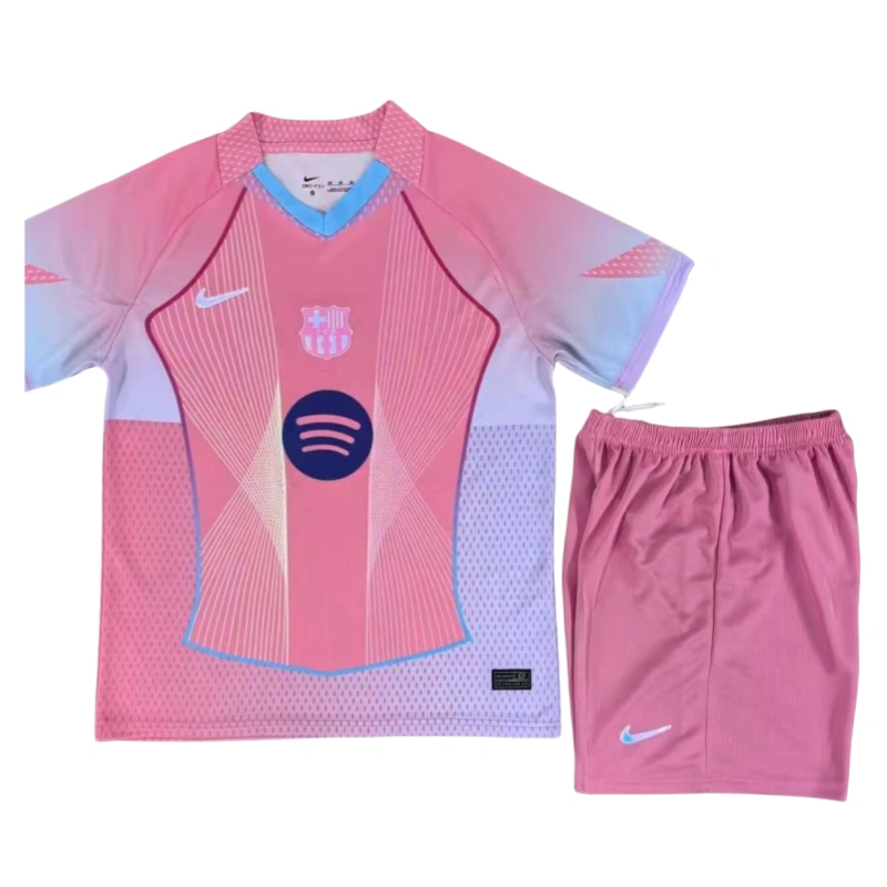 BB30E63C-9C95-A021-967F-50BB3C3A292B.webp kids Barcelona Special Edition Kits Jersey+Shorts 25-26 - Image 1