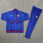2025-26 Barcelona Training Kit (jacket+Pants) Blue - Image 3