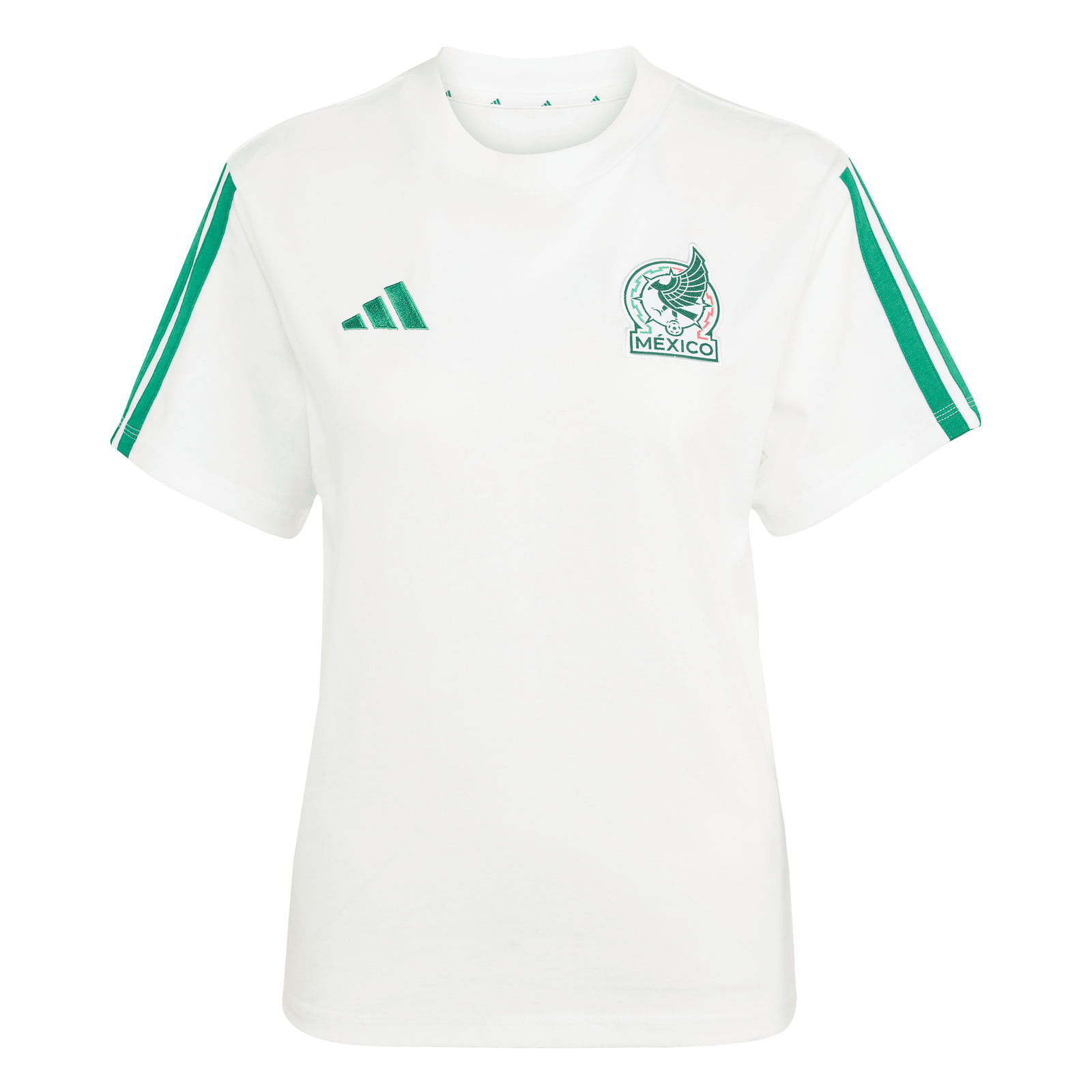 JZ6475_1_APPAREL_Photography_FrontCenterView_white.png Adidas Mexico Womens Tee 2026 - Image 1