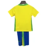 2025 Brazil Home Kids Football jersey Kits Fan edition - Image 2