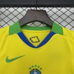 2025 Brazil Home Kids Football jersey Kits Fan edition - Image 5