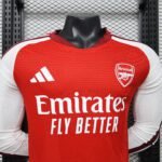 2026/2027 Player Version Long Sleeve Arsenal Home Football Shirt 1:1 Thai Quality - Image 3
