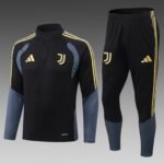 2026/2027 Juventus Half-Pull Training Suit Black Football Shirt 1:1 Thai Quality Set
