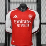 2026/2027 Player Version Long Sleeve Arsenal Home Football Shirt 1:1 Thai Quality