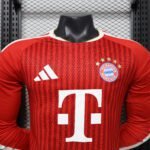 2026/2027 Player Version Long Sleeve Bayern Munich Home Football Shirt 1:1 Thai Quality - Image 3