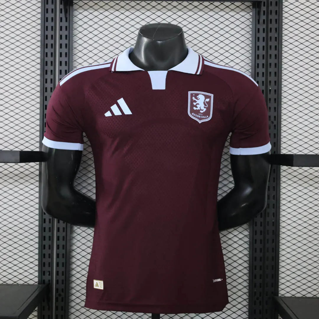10e78af06faf5f38dc7d7910f2af951d.webp 2026/2027 Player Version Aston Villa Home Football Shirt 1:1 Thai Quality - Image 1