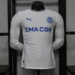 2026/2027 Player Version Long Sleeve Olympique de Marseille Home Football Shirt 1:1 Thai Quality
