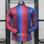 2026/2027 Player Version Long Sleeve Barcelona Home Football Shirt 1:1 Thai Quality - Image 2