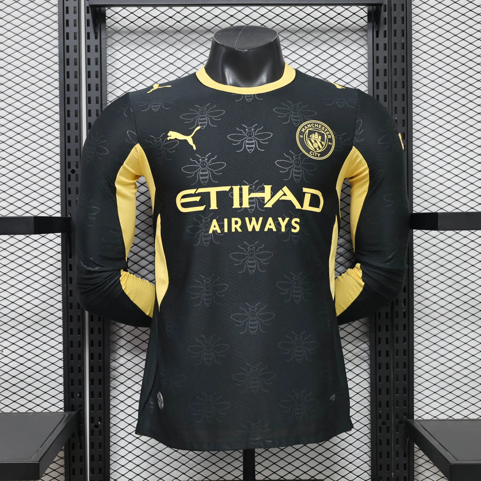 2eb26960e57f0b41d2062fc11fbdfb78.webp 2026/2027 Player Version Long Sleeve Manchester City Away Football Shirt 1:1 Thai Quality - Image 1