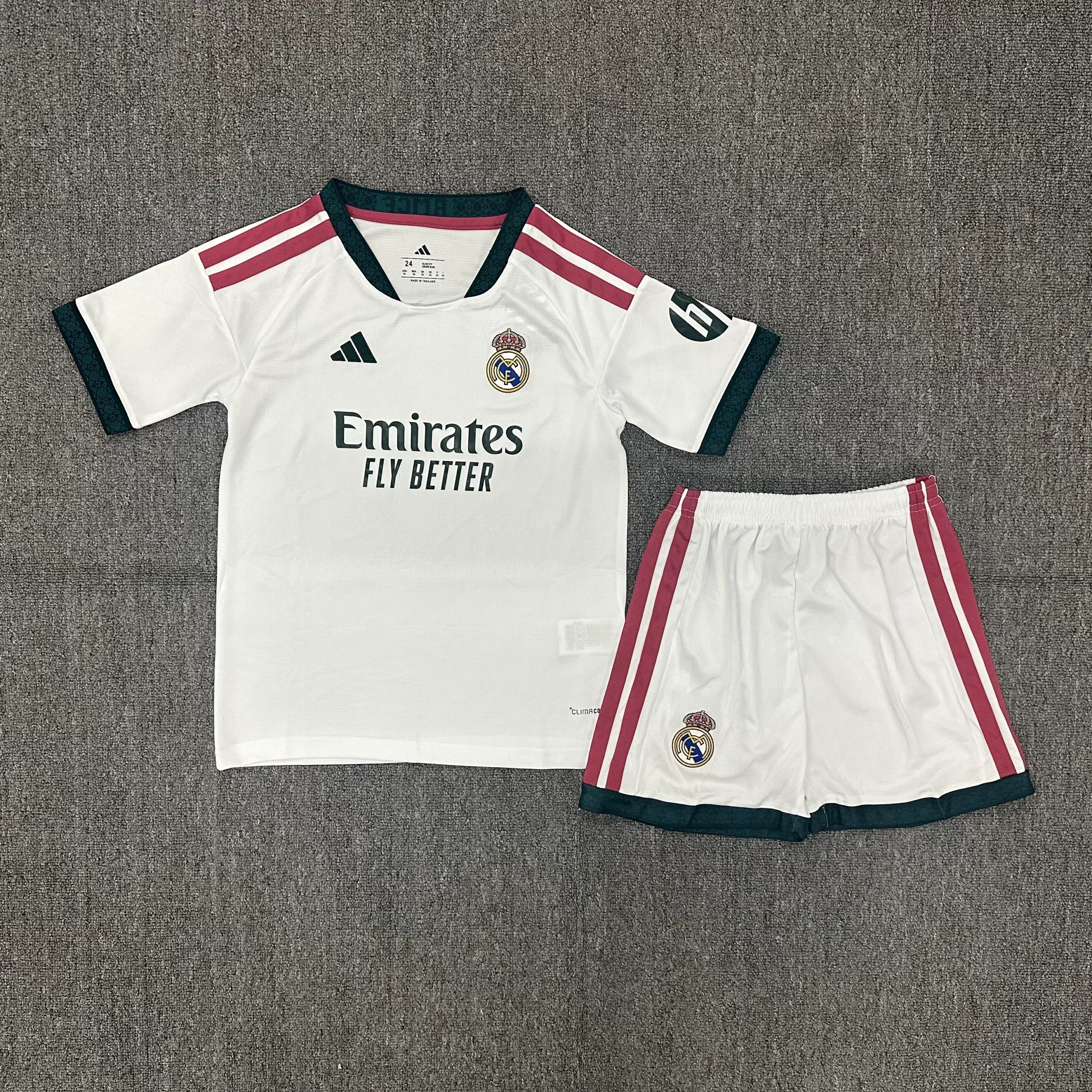 30e506dfac8a192024c03f141b8854f1.webp 2026/2027 Real Madrid Home Football Shirt 1:1 Thai Quality Kids Size - Image 1