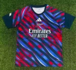2026/2027 Arsenal Pre-Match Suit Blue Camouflage Football Shirt 1:1 Thai Quality