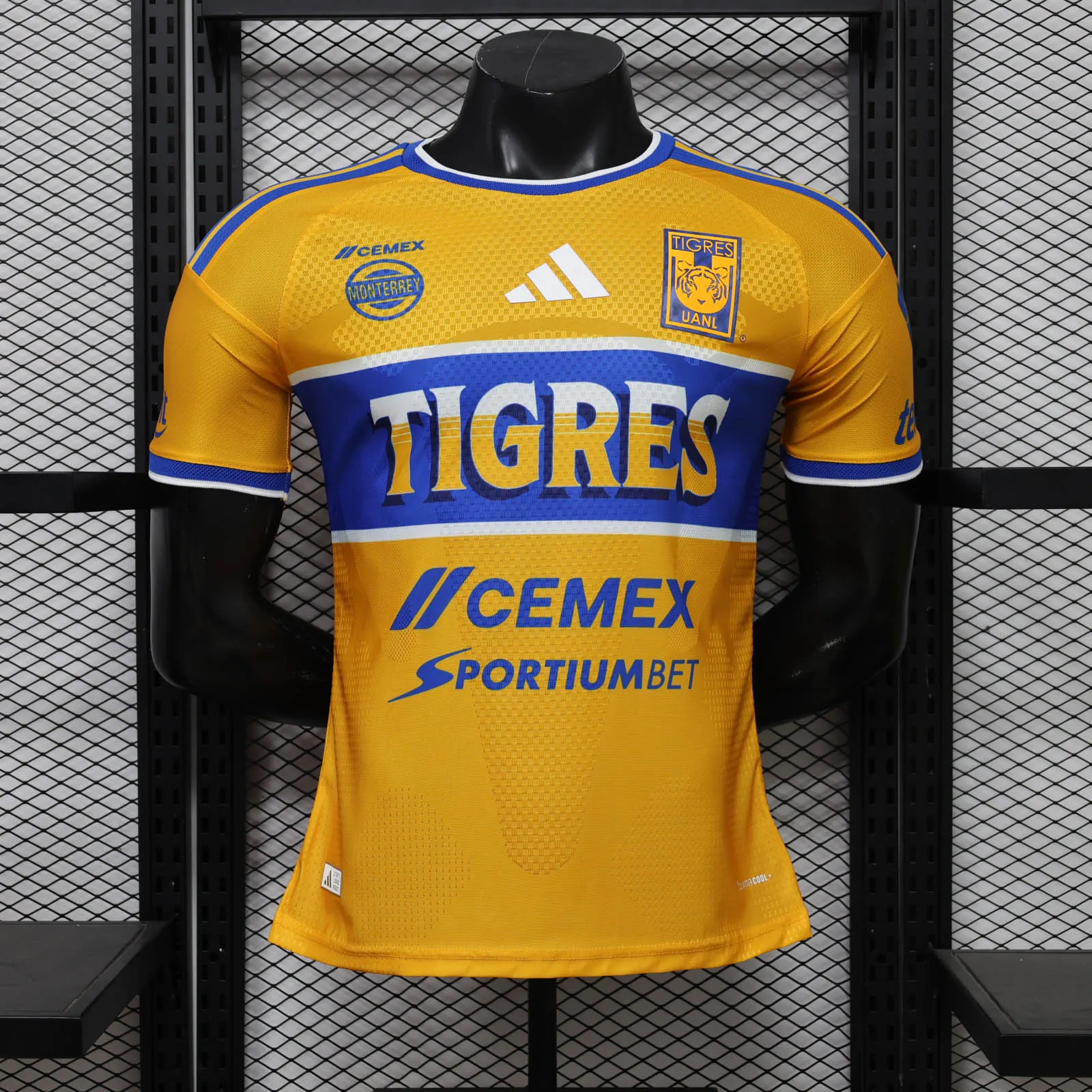 45b5ed1886eb344935b71e59ad7a2f5d.webp 2026/2027 Player Version Tigres Home Football Shirt 1:1 Thai Quality - Image 1