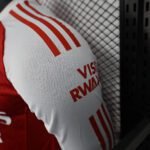 2025/2026 Player Version Long Sleeve Arsenal Home Football Shirt 1:1 Thai Quality - Image 9