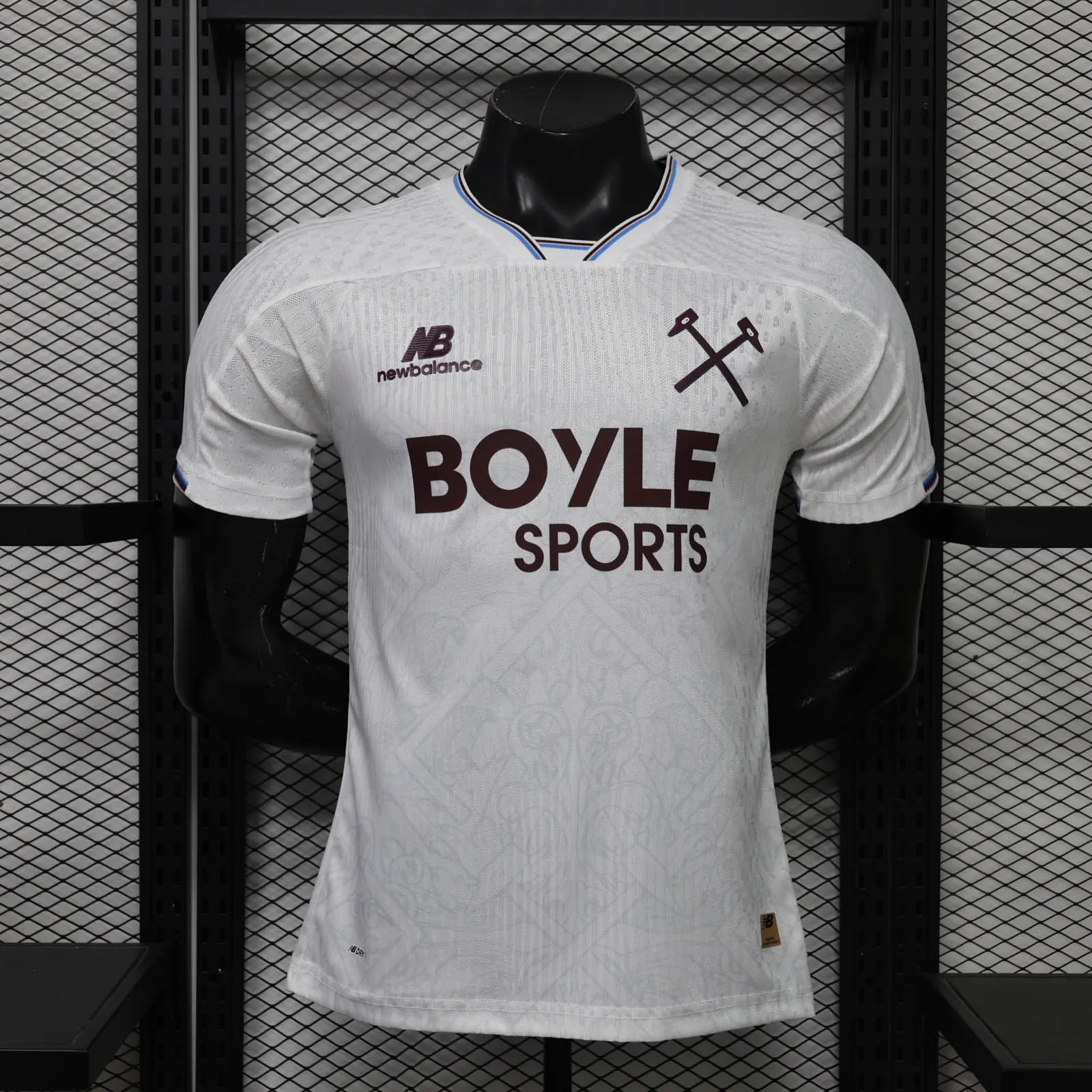 48c0f49fa38deac6ff9013ee6108ad77.webp 2026/2027 Player Version West Ham United Away Football Shirt 1:1 Thai Quality - Image 1