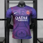 2026/2027 Player Version Psg Paris Saint-Germain Pre-Match Training Uniform Purple Football Shirt 1:1 Thai Quality