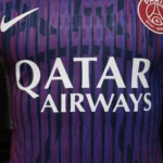 2026/2027 Player Version Psg Paris Saint-Germain Pre-Match Training Uniform Purple Football Shirt 1:1 Thai Quality - Image 4