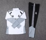 2026/2027 Real Madrid Half-Pull Training Suit White Football Shirt 1:1 Thai Quality Set - Image 6