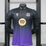 2026/2027 Player Version Long Sleeve Barcelona Away Football Shirt 1:1 Thai Quality