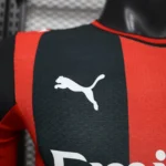 2026/2027 Player Version Long Sleeve AC Milan Home Soccer Jersey 1:1 Thai Quality - Image 5