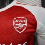 2025/2026 Player Version Long Sleeve Arsenal Home Football Shirt 1:1 Thai Quality - Image 6