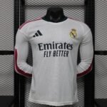 2026/2027 Player Version Long Sleeve Real Madrid Home Football Shirt 1:1 Thai Quality