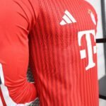 2026/2027 Player Version Long Sleeve Bayern Munich Home Football Shirt 1:1 Thai Quality - Image 7